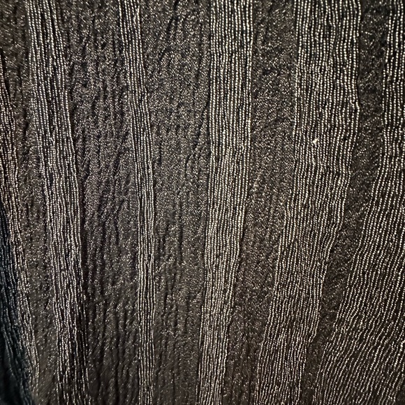 Gorgeous Khangura Black and Grey Open Front Linen Duster NWOT - Picture 3 of 8